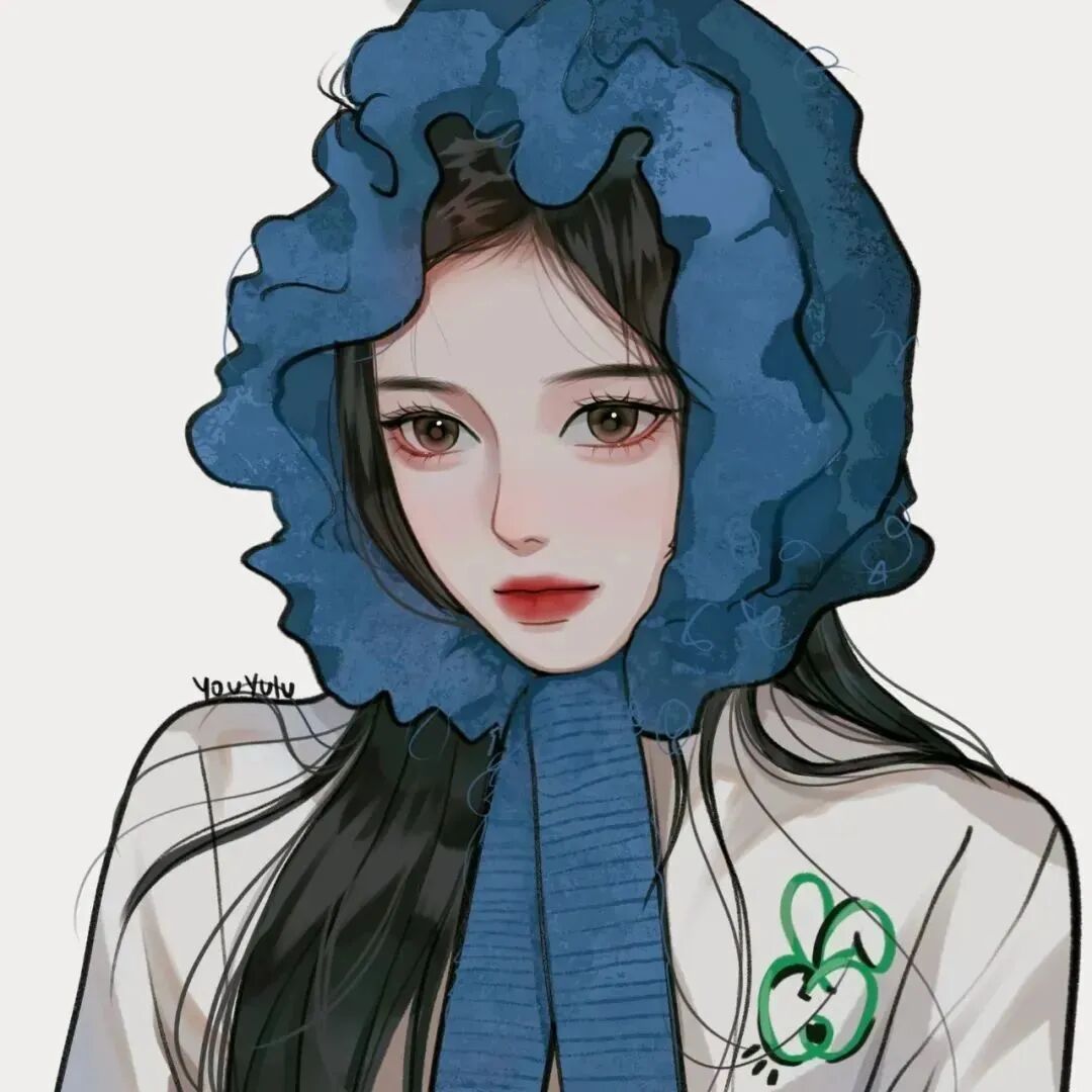 手绘动漫头像女