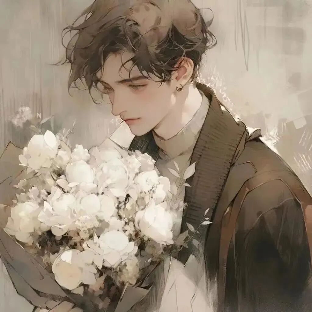 fuguxianhqltx鲜花动漫情侣头像