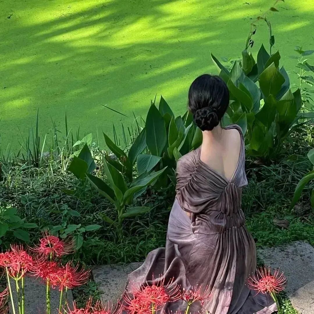 不露脸小清新女生头像