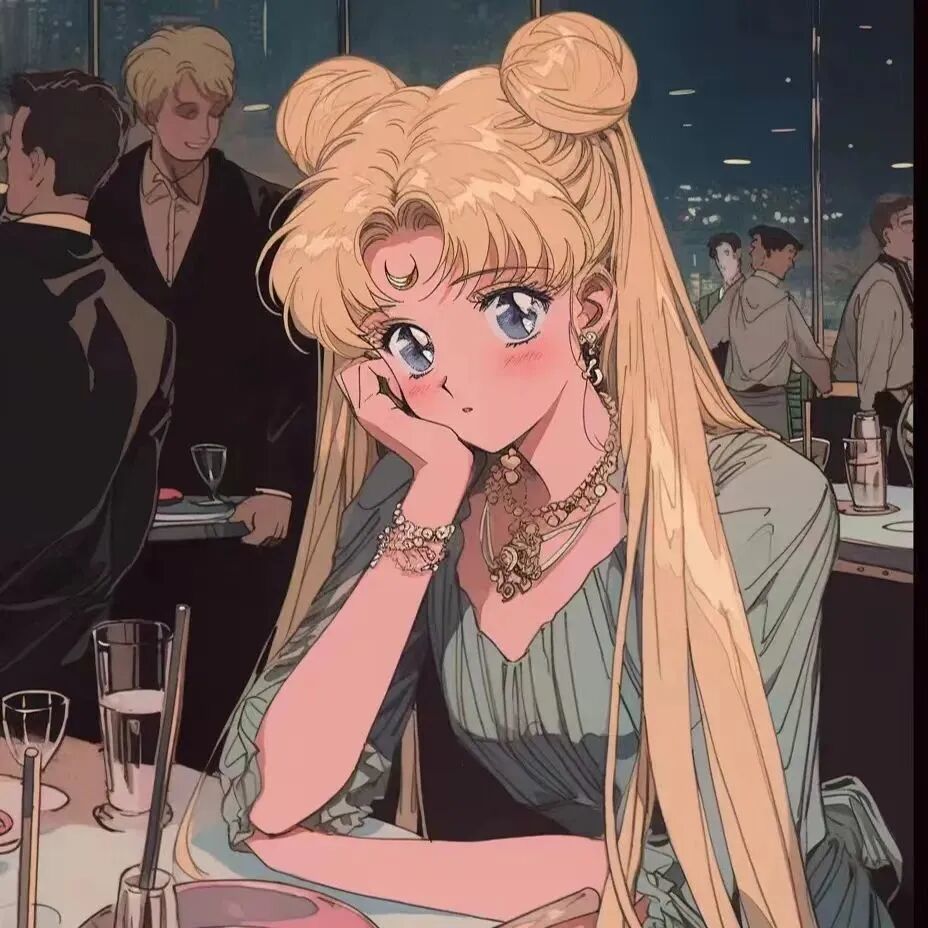 美少女战士四人闺蜜头像动漫闺蜜头像