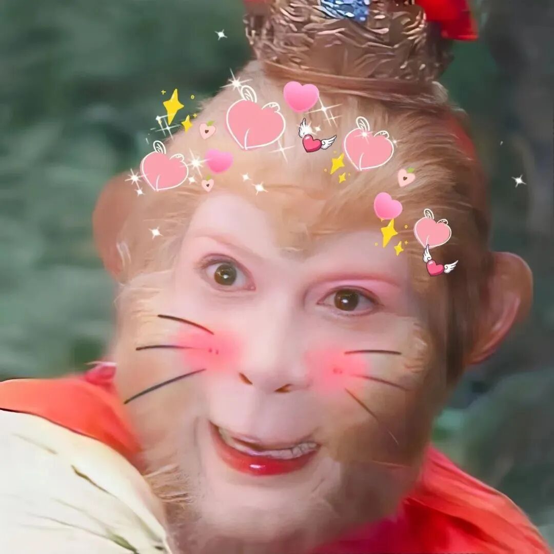 孙悟空猴子搞怪三人闺蜜头像搞怪闺蜜头像