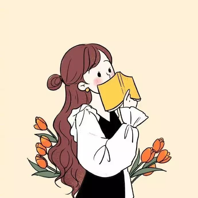 鲜花五人闺蜜头像手绘动漫闺蜜头像