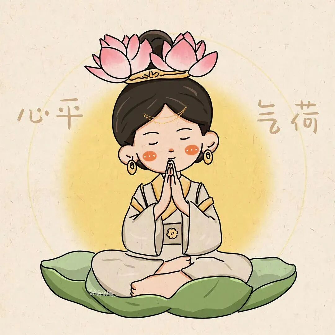 好运手绘四人闺蜜头像动漫闺蜜头像