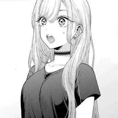 黑白动漫头像女