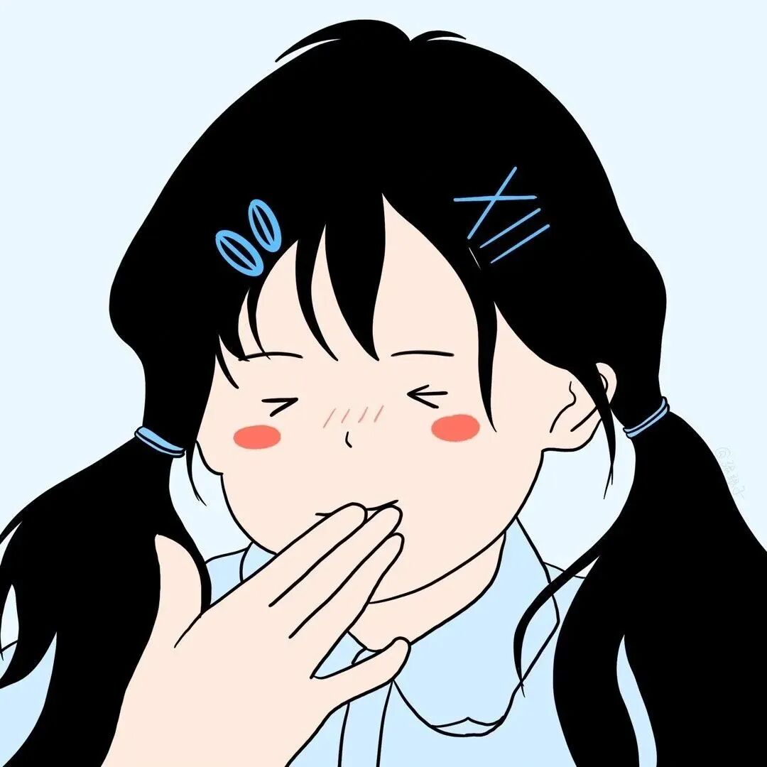 可爱手绘动漫情侣头像