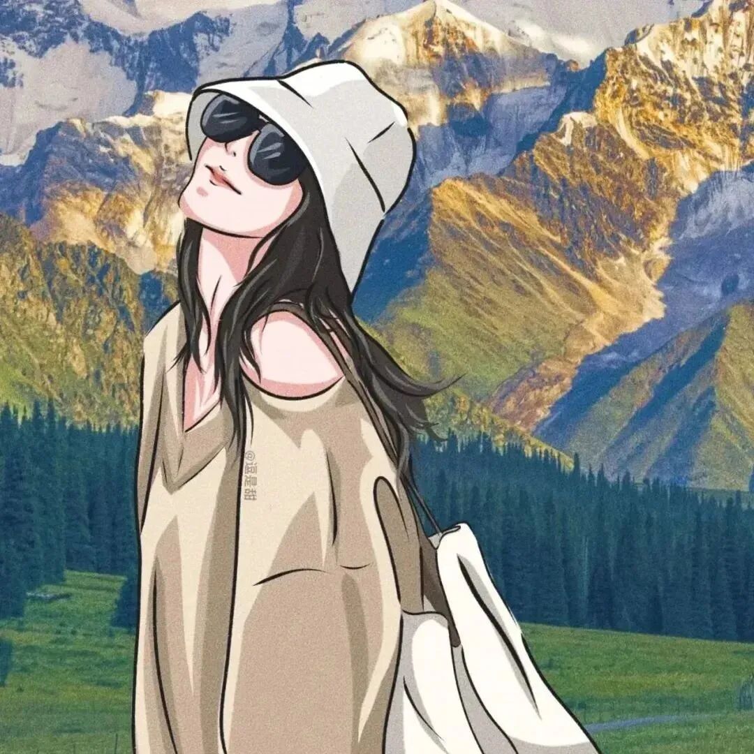 手绘动漫头像女