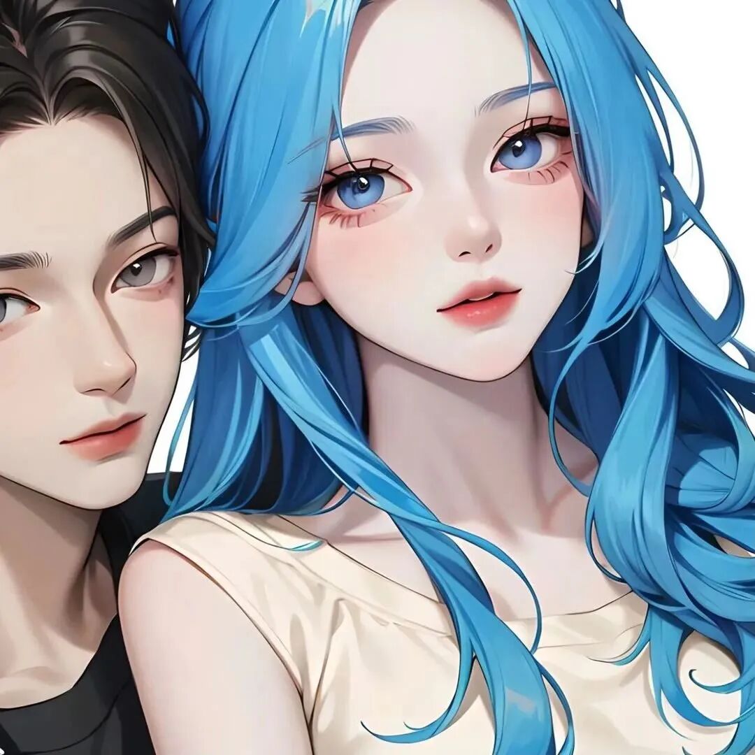 ai3d动漫情侣头像