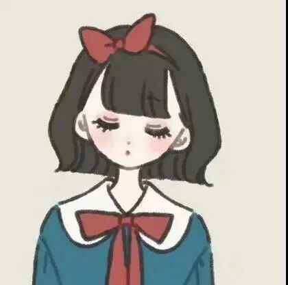 手绘二人闺蜜头像动漫闺蜜头像