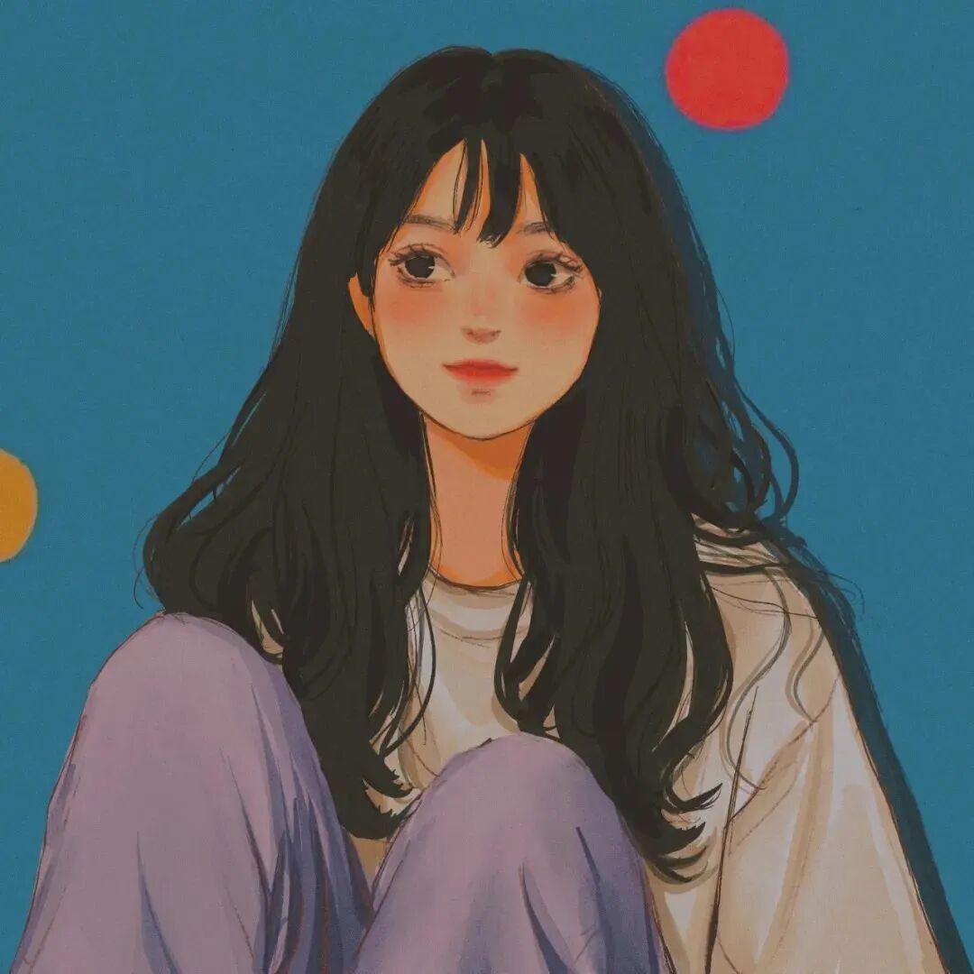 手绘动漫头像女