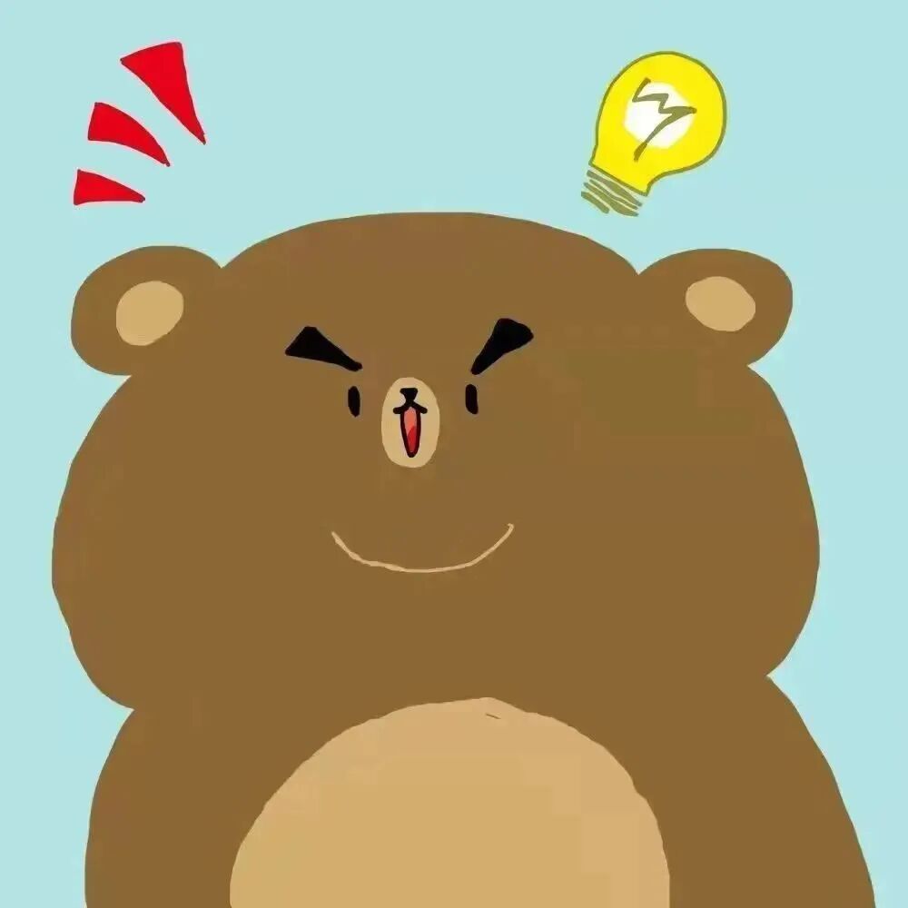 可爱小熊卡通头像
