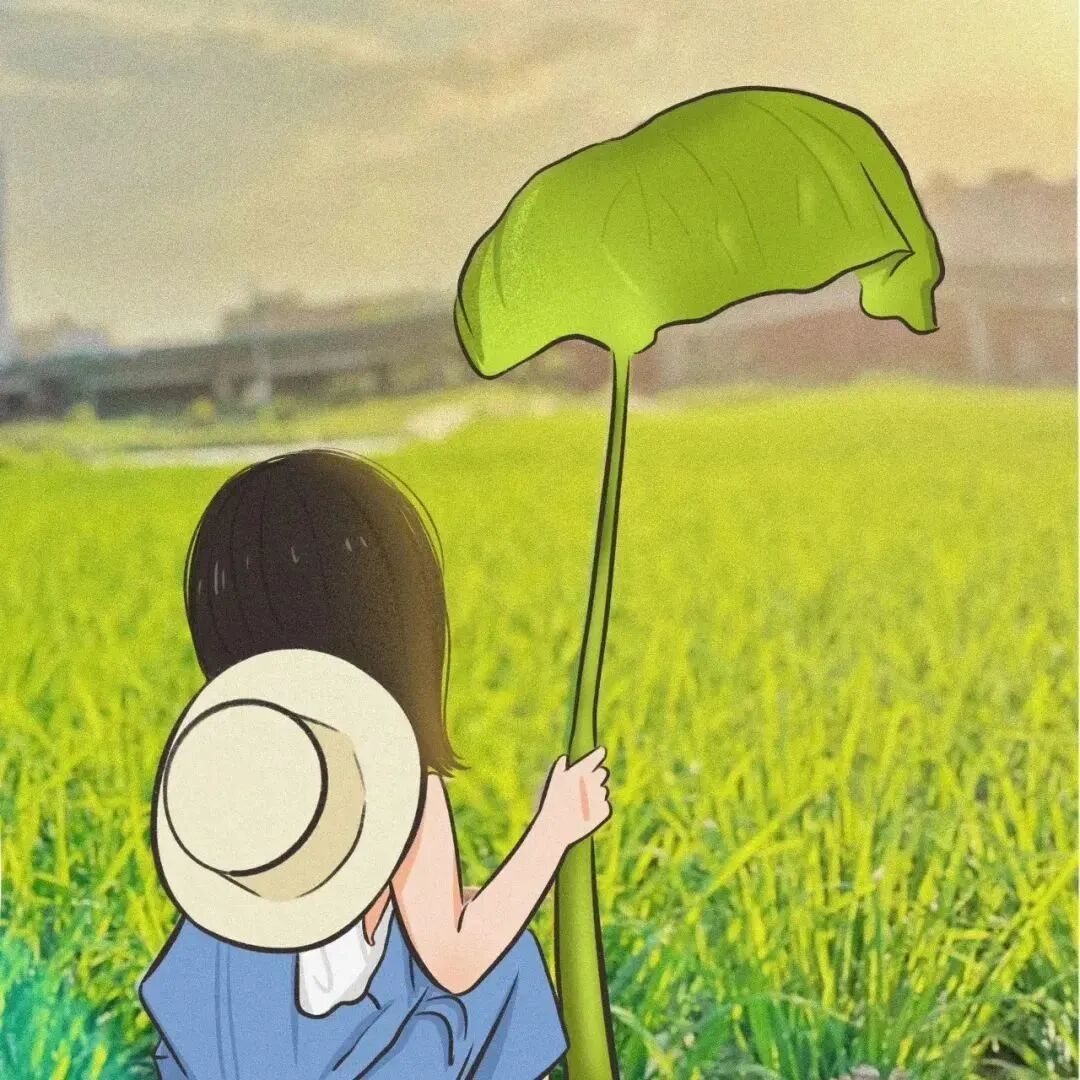 田园动漫情侣头像