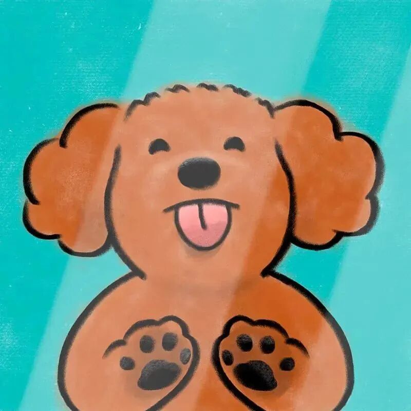 可爱狗狗卡通头像