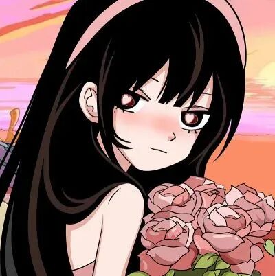 qltxdmxha鲜花动漫情侣头像