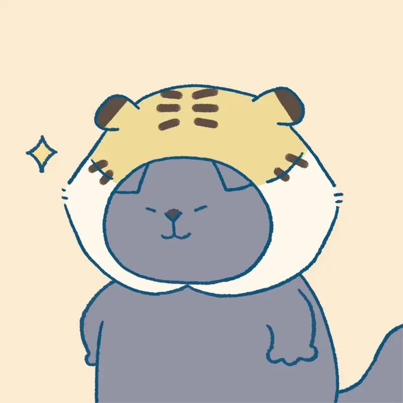 可爱猫咪卡通头像