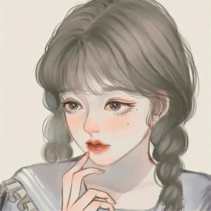 手绘动漫头像女