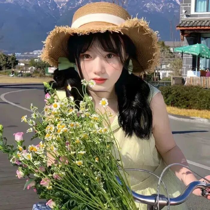 小清新鲜花女生头像