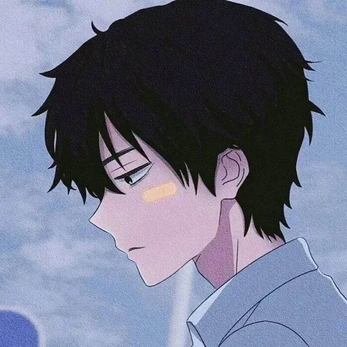 孤独感动漫头像男