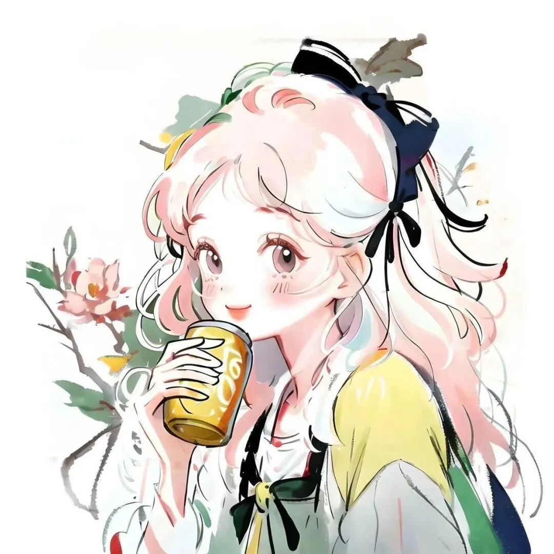 gmtxbarena喝饮料八人闺蜜头像动漫闺蜜头像