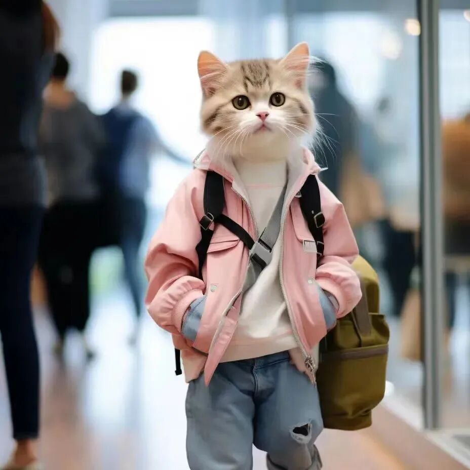 潮流猫咪街头萌宠头像