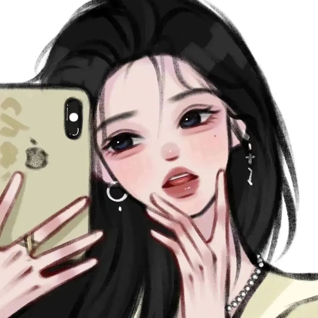手绘动漫头像女