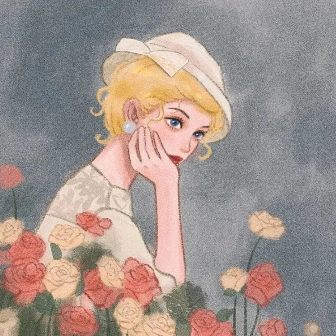 手绘动漫头像女