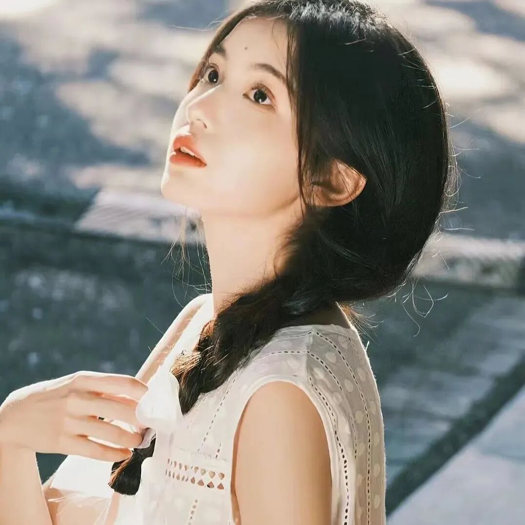 小清新二人闺蜜头像动漫闺蜜头像侧脸女生头像
