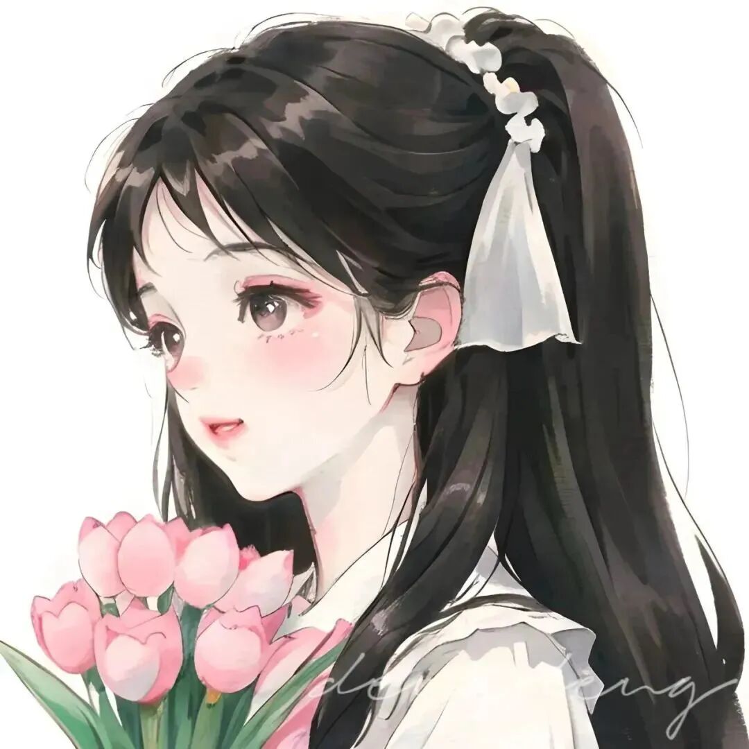 鲜花六人闺蜜头像动漫闺蜜头像