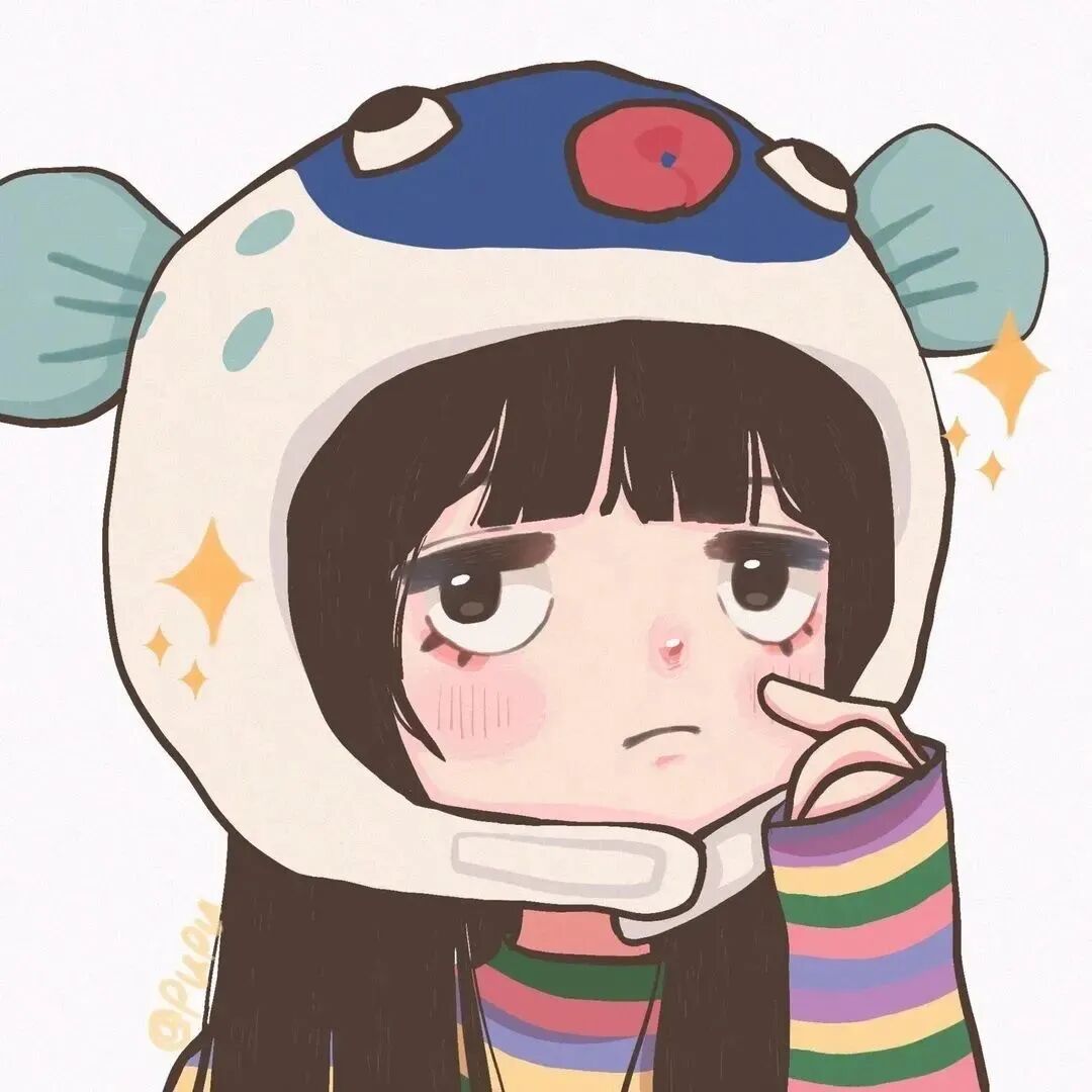 可爱手绘动漫头像女