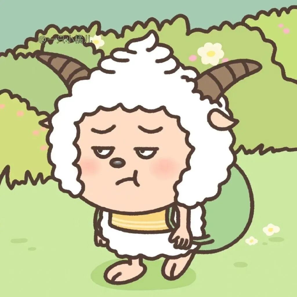 可爱懒羊羊卡通头像