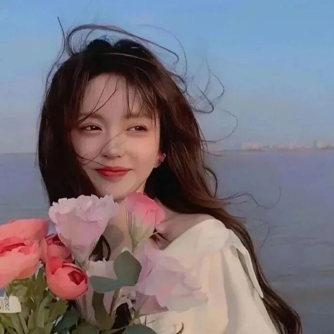 鲜花女生头像