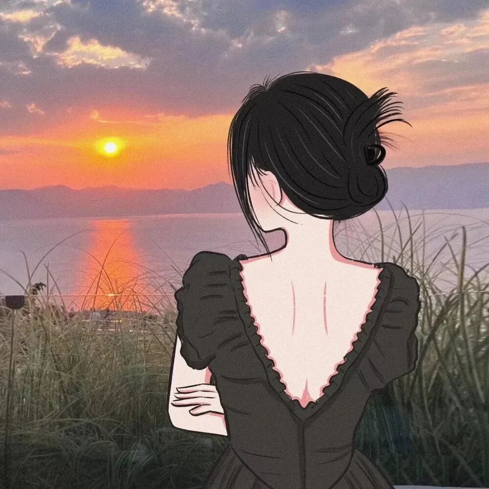 手绘动漫头像女