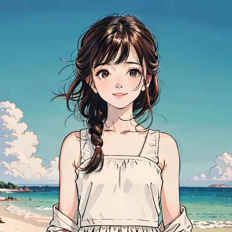 甜美动漫头像女