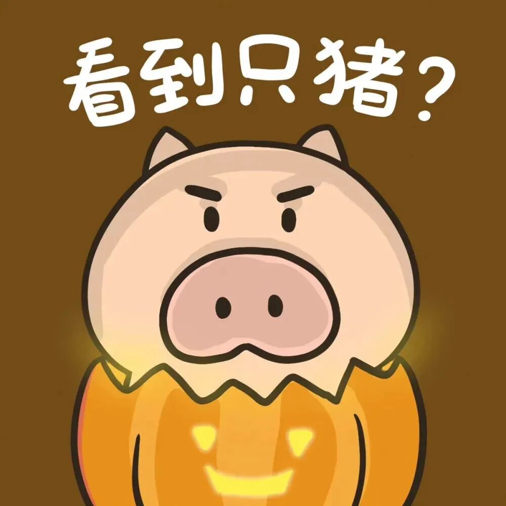 可爱搞怪猪猪动漫情侣头像