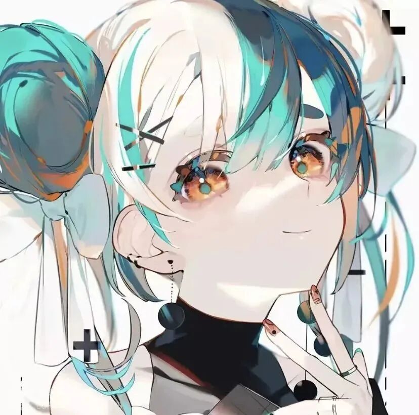 潮流动漫头像女