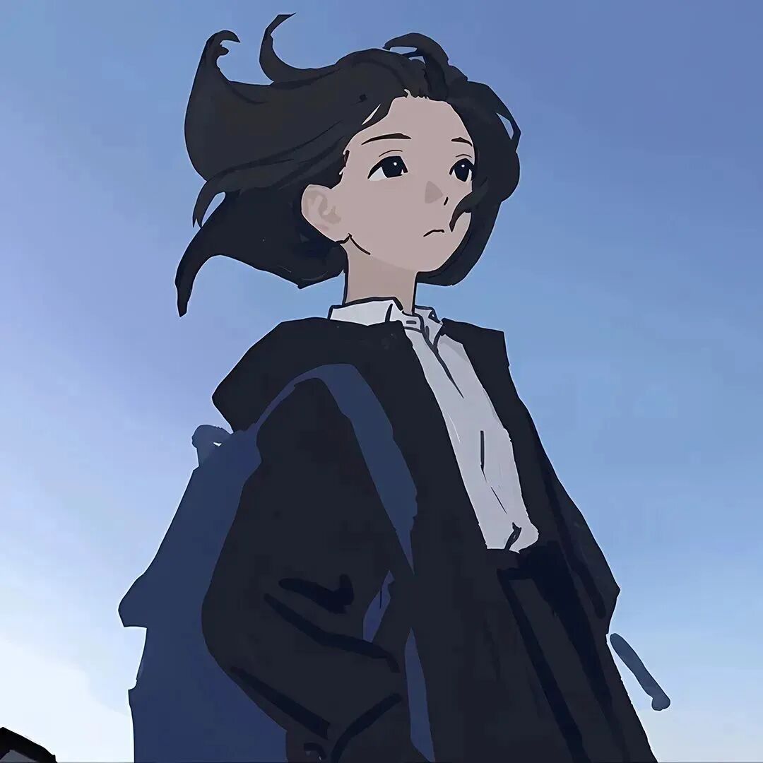 孤独感动漫头像女