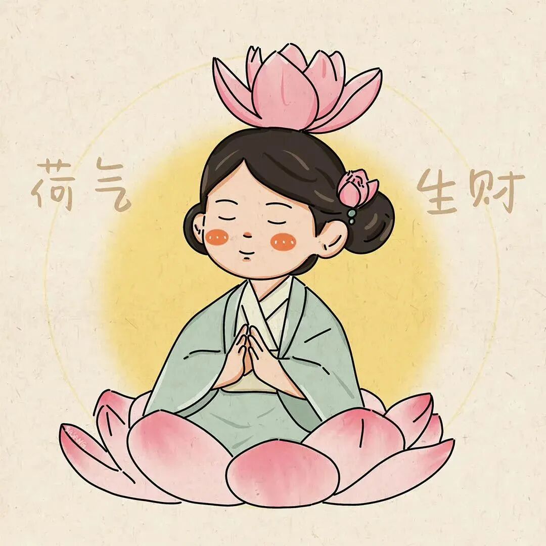 好运手绘四人闺蜜头像动漫闺蜜头像