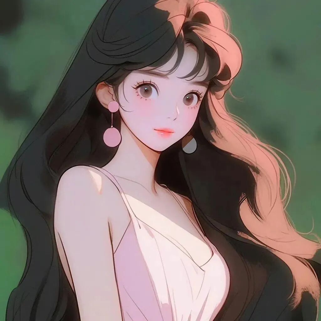 小清新手绘动漫头像女