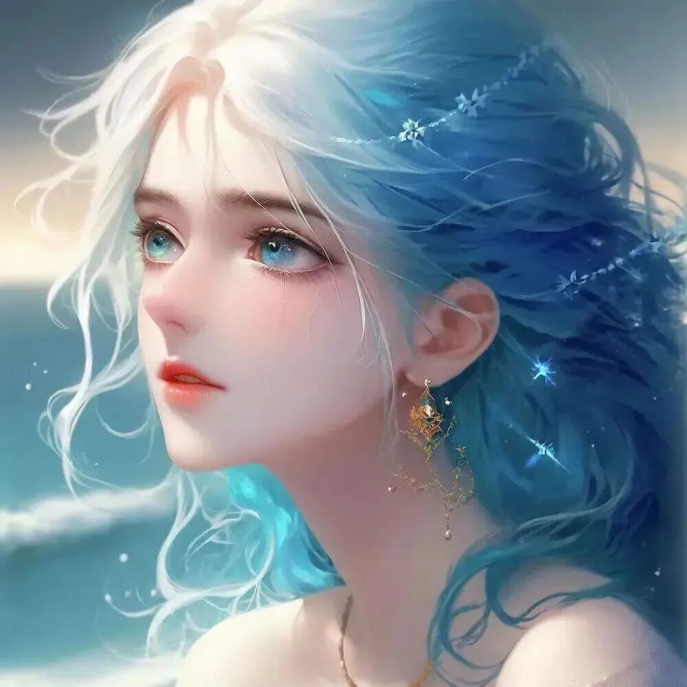 唯美动漫情侣头像