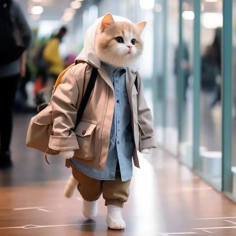 潮流猫咪街头萌宠头像