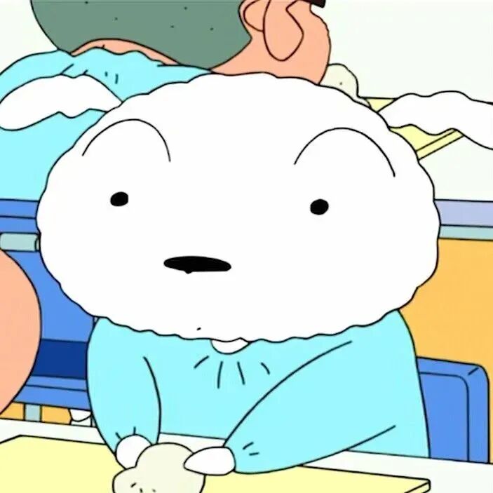 搞怪沙雕蜡笔小新小白卡通头像