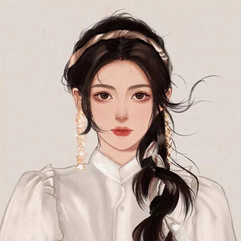 手绘动漫头像女