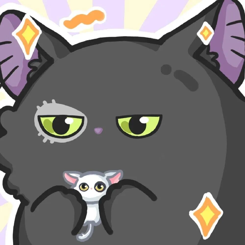 可爱猫咪卡通动漫情侣头像
