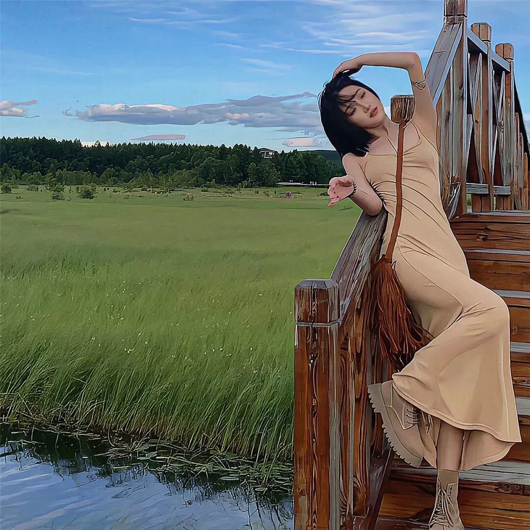 小清新不露脸女生头像