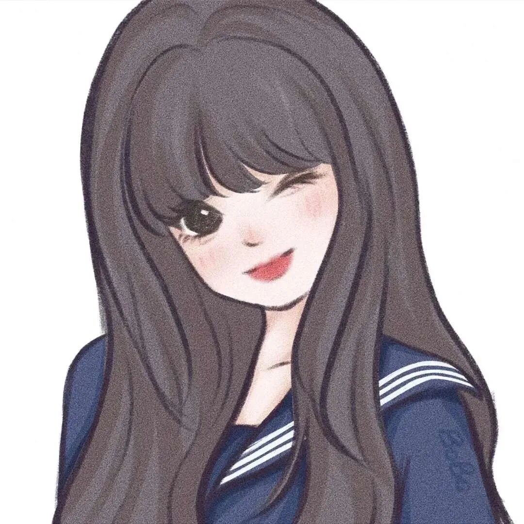 手绘动漫头像女