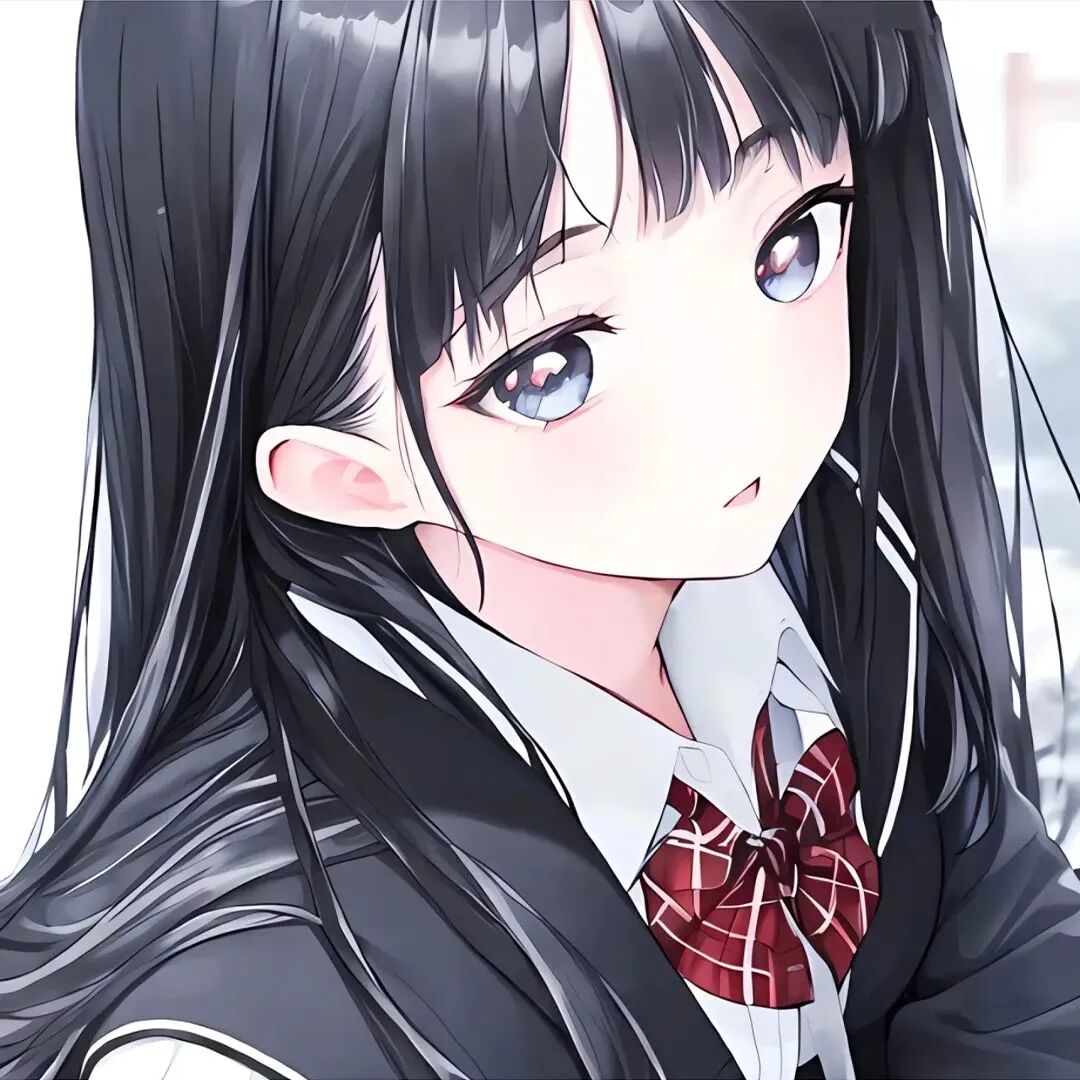 学院风动漫头像女