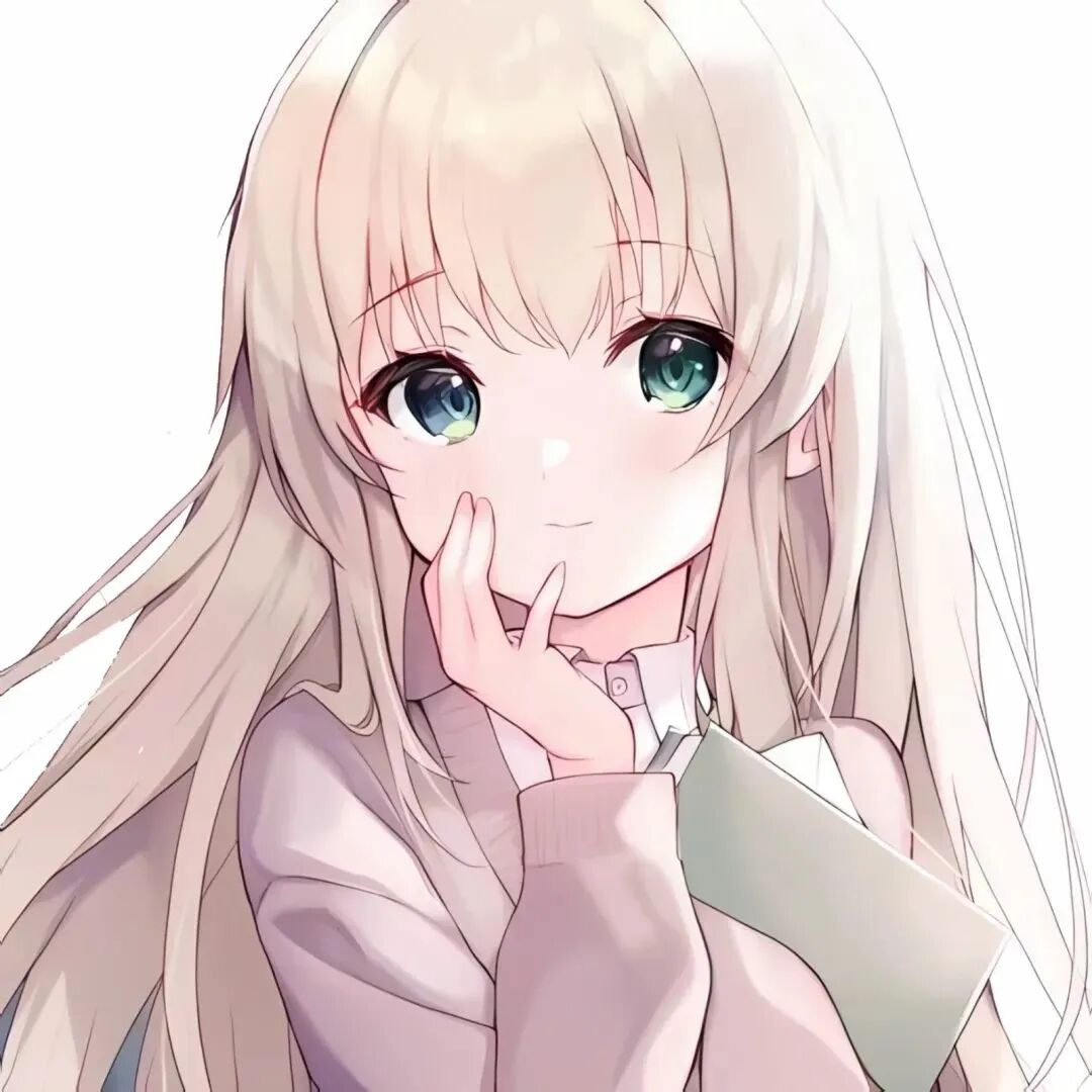 黄发动漫头像女