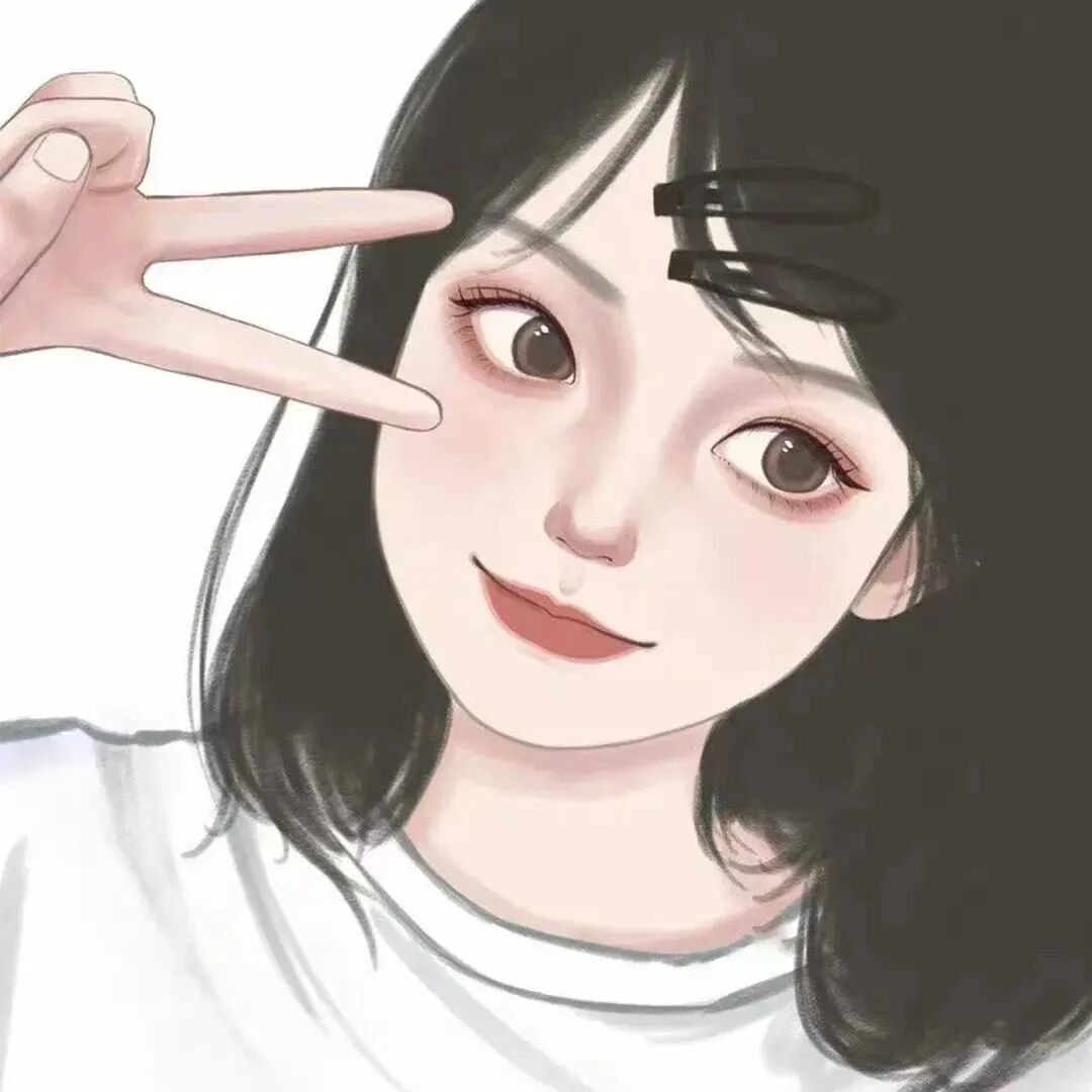手绘动漫头像女