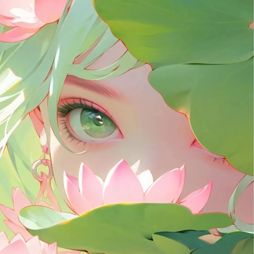 gmtxxqxa小清新莲花四人闺蜜头像动漫闺蜜头像