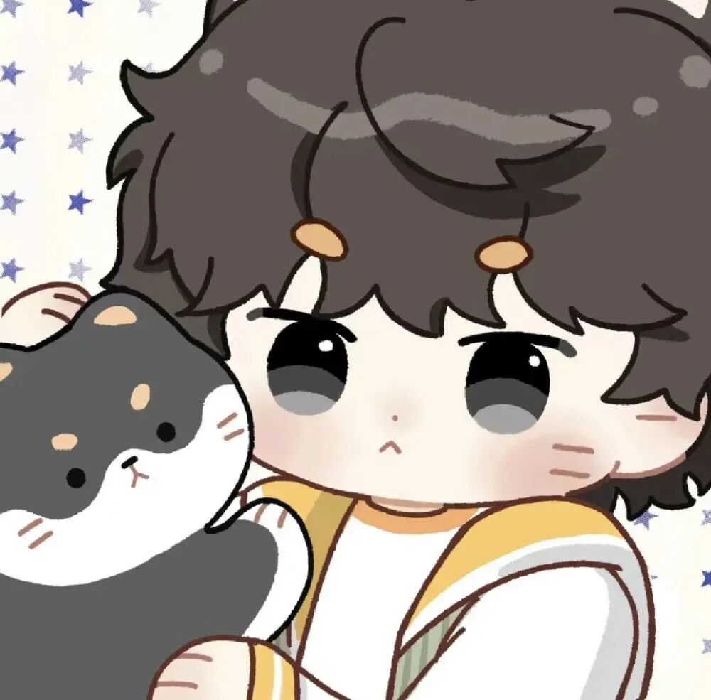 bmivktqltx抱着猫咪卡通情侣头像