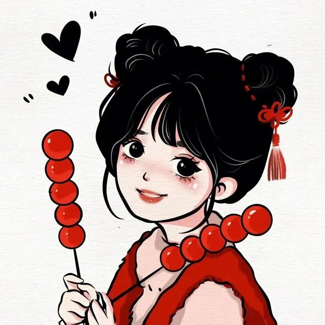 可爱手绘动漫头像女